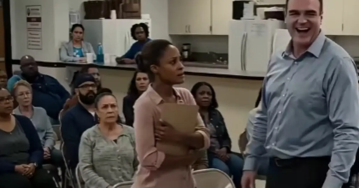 A teacher is mocked in front of her students for receiving a community grant. Then an advocate reveals the years of unpaid service behind it, leaving the room silent.