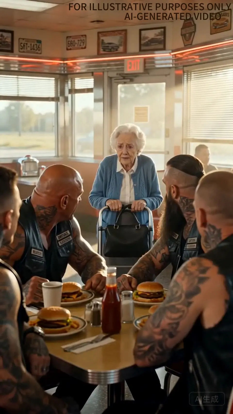 The 82-Year-Old Woman Smashed a Biker’s Harley Headlight With Her Cane—Then She Recognized the Lightning-Shaped Crack Her Dead Son Had Left Twenty Years Earlier