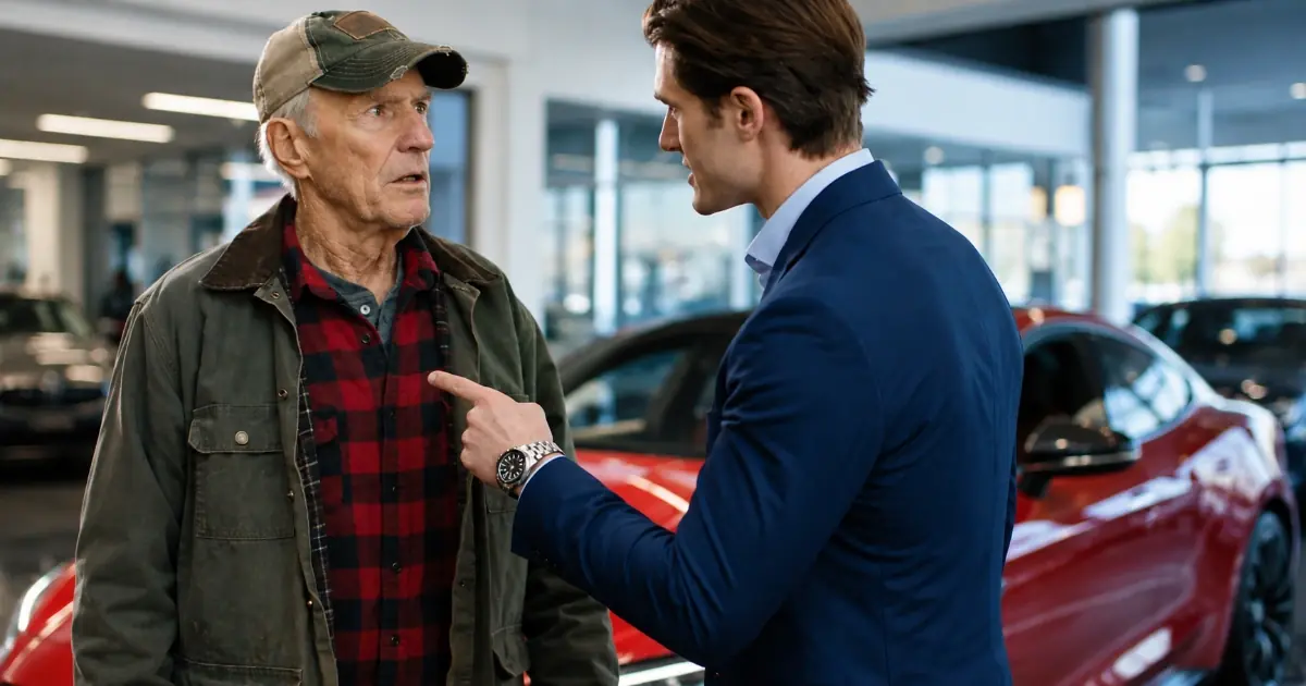 Salesman Refused to Help Him Because of His Clothes—Then the Truth Came Out