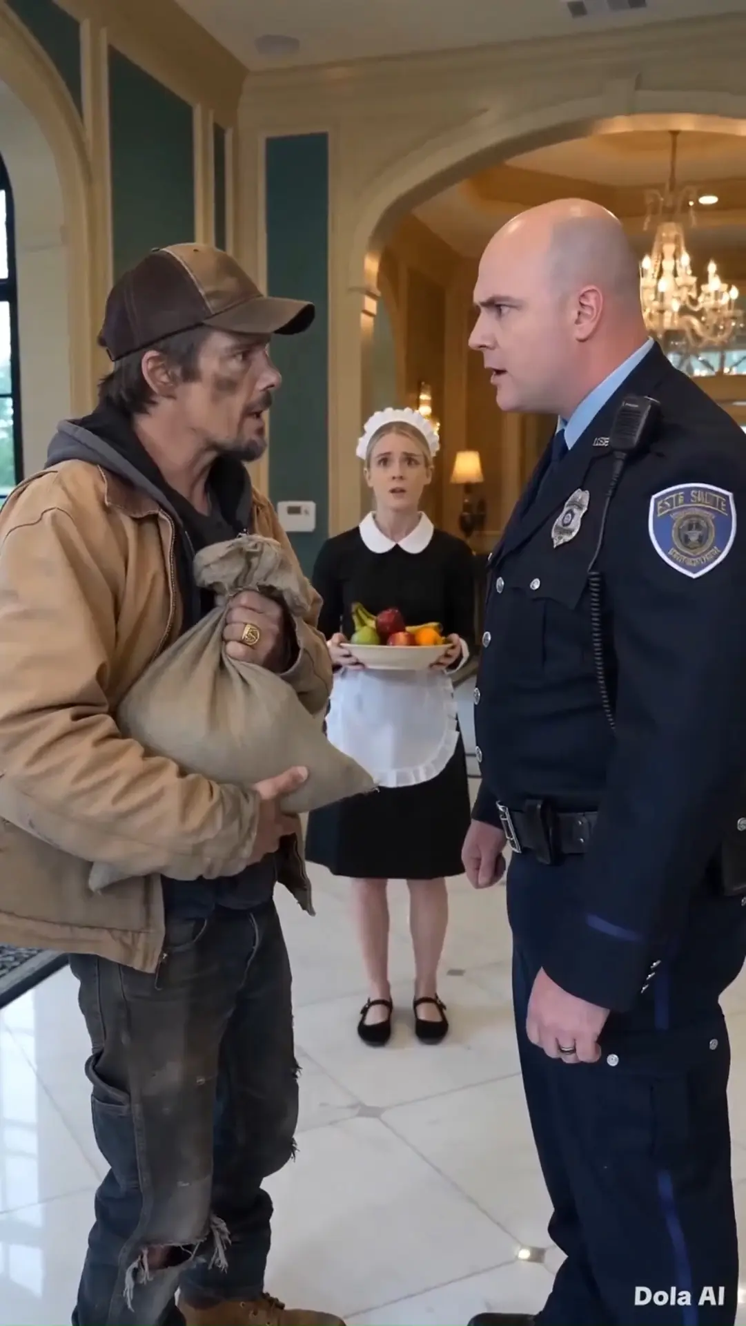 “Would You Like Some Fruit?” When A Ruthless Billionaire Disguised Himself As A Starving Beggar Outside His Own Mansion, His Maid’s Compassion Uncovered A Multi-Million Dollar Embezzlement Conspiracy.