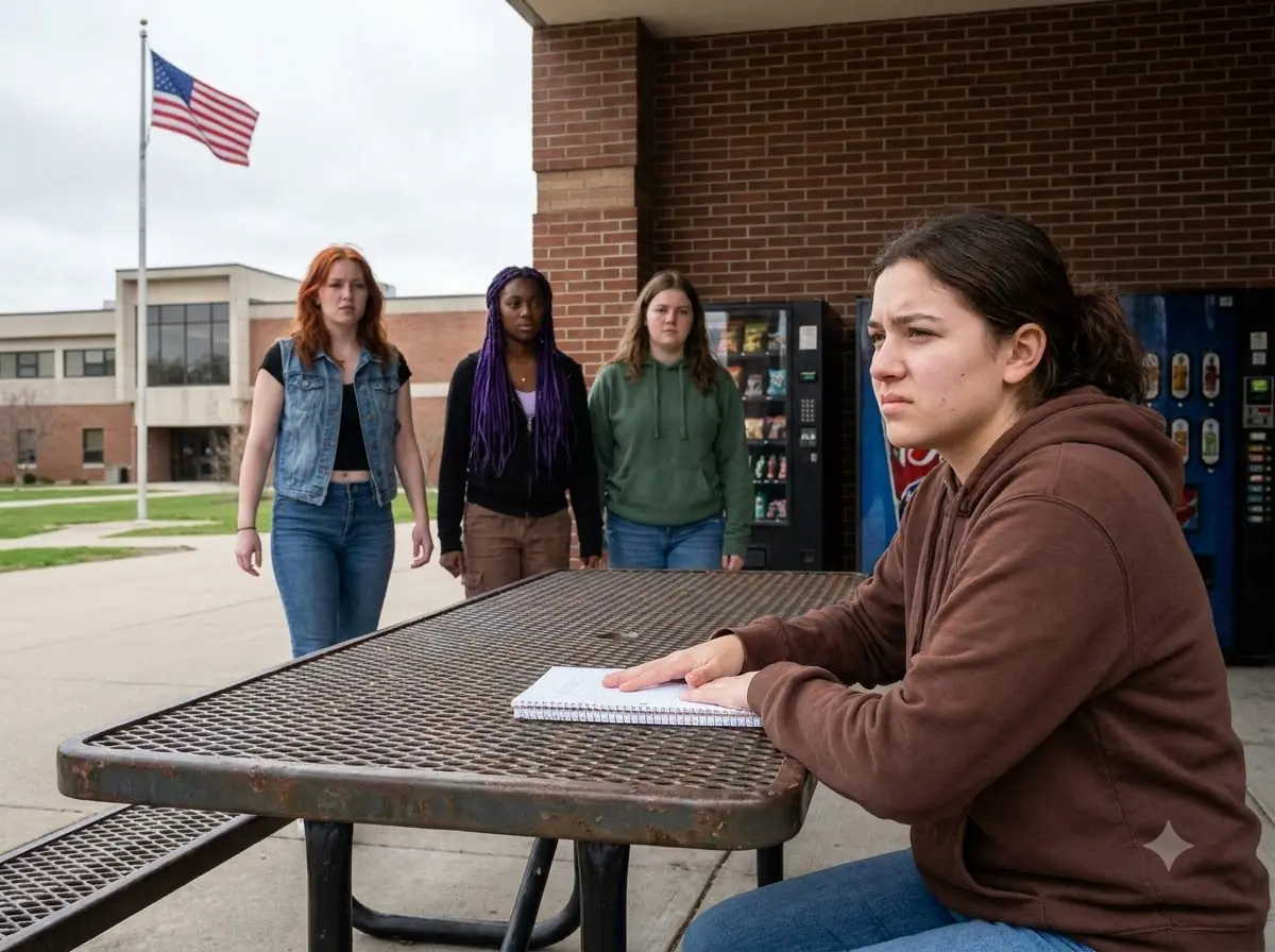By the time the campus security officer arrived, Tessa Cole was on the concrete, and everyone was blaming Maya Bennett.