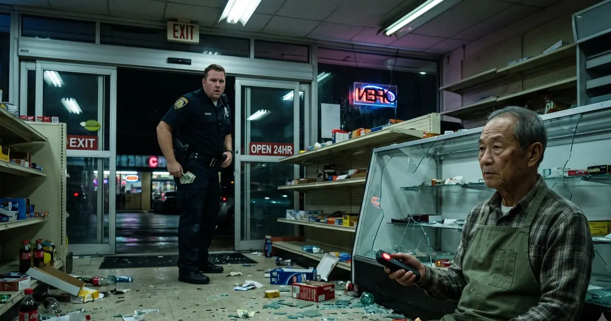 Corrupt Cop Robbed a Helpless Old Grocer, But Had No Idea Who He Was and the Ending