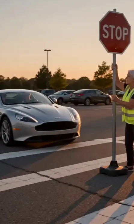 A RICH KID’S PORSCHE HIT A 70-YEAR-OLD PARKING ATTENDANT AND SPED AWAY BEFORE ANYONE SAW THE DRIVER—BUT A BROKEN PIECE OF YELLOW PLASTIC AT THE SCENE STILL SHOWED PERMIT #V-8902