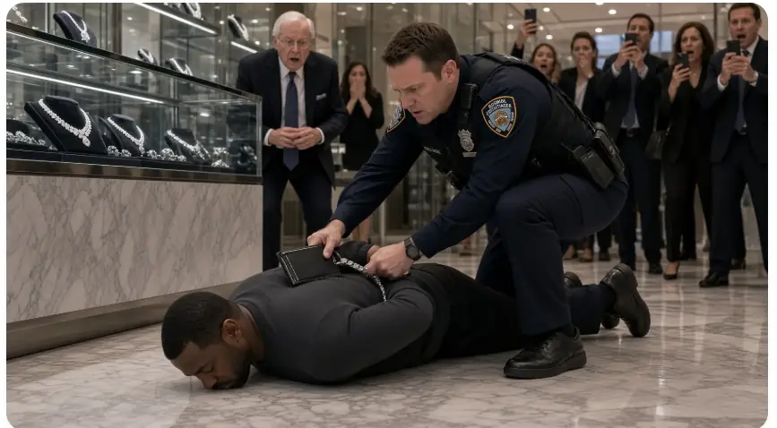 Police Slammed a Black Man to the Floor of a Luxury Jewelry Store — Then the Owner Saw the Name on His Private Appointment