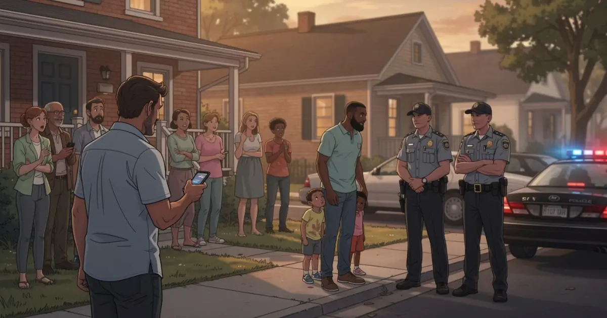 The Officers Asked A Black Father To Prove His Daughter Was Really His. Then The Entire Neighborhood Learned Who Had Actually Called The Police.