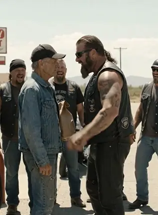 The Price of Blood and Soil: How a Dusty Roadside Confrontation with a Biker Gang Unraveled a Devastating Family Conspiracy and Saved an Old Veteran's Remaining Legacy.