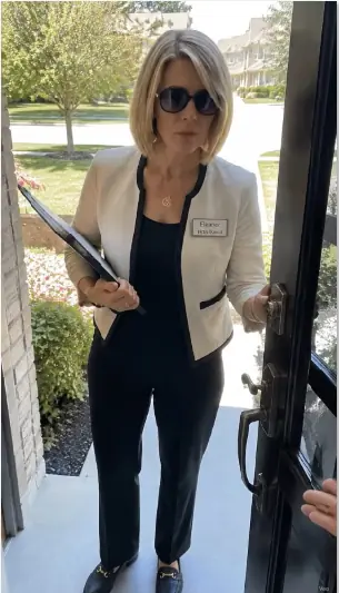 The HOA board member broke into the wrong house