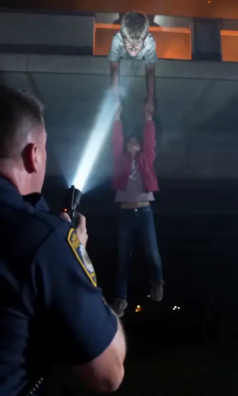 I'm A Patrol Officer. I Drew My Weapon On The Teen Bully, Until My Flashlight Hit His Shirt.