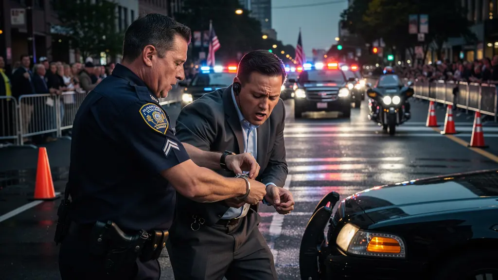 The Local Officer Handcuffed Me At The Presidential Checkpoint While His Dashboard Radio Remained Turned Completely Off