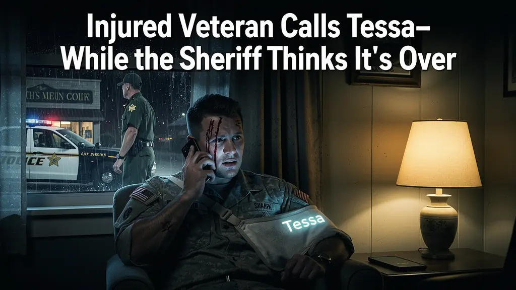 The Sheriff Left Me Bleeding On The Shattered Plates While My Navy Commander Daughter Listened Quietly