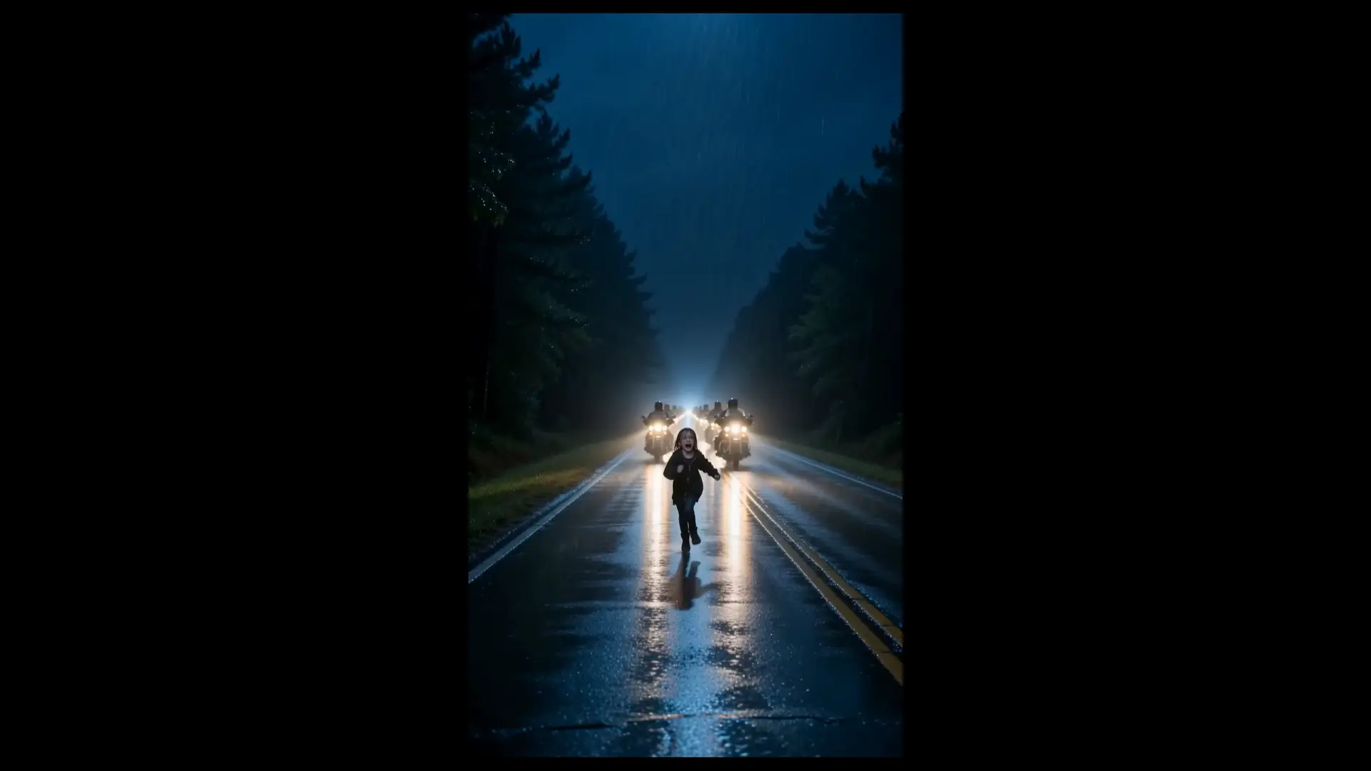 "In the Tunnel! Look!": How an Entire Motorcycle Club Halted in the Storm to Save What Lay Hidden in the Dark