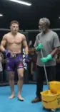A Rich Kid Challenged the Quiet Janitor to Spar — Then the Janitor Took Off His Work Shirt and Stepped Into the Cage Chapter 1