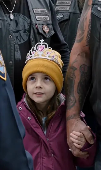 Twenty-Five Tattooed Bikers Surrounded a Seven-Year-Old Cancer Patient—But the Final Letter in Her Purple Notebook Was Meant for the Man Who Needed Saving Most