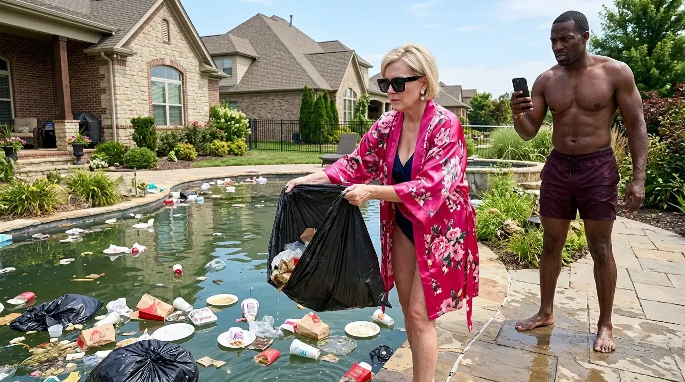 The HOA Dumped Trash Into His Pool for 30 Days, Then One Torn Bag Exposed a Police Evidence Scandal