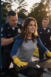 Ma'am, step away from the house. The owner says you stole the keys.