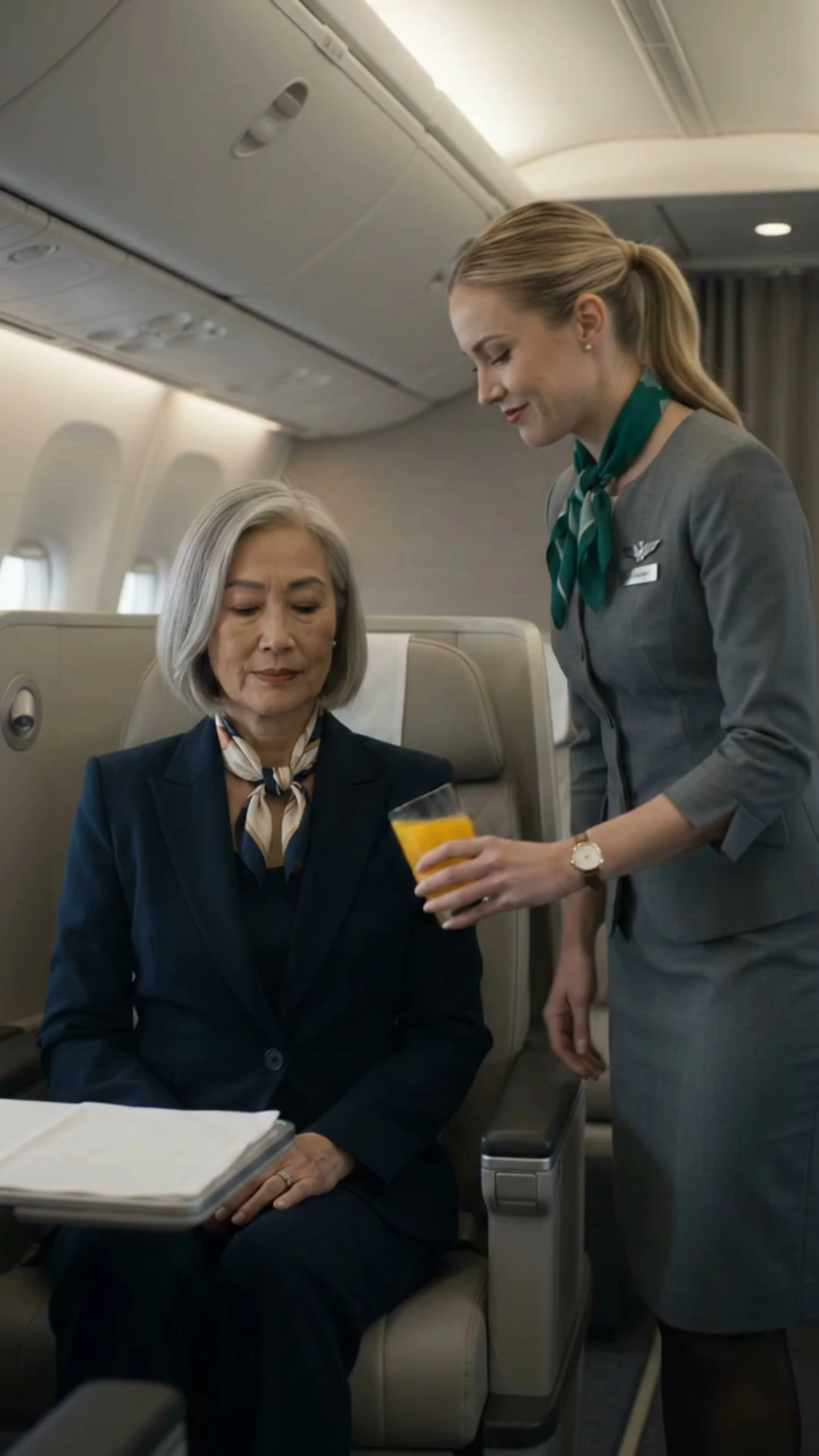 The Flight Attendant Humiliated Me in First Class — She Never Realized the Woman She Mocked Had the Power to End Her Career 029