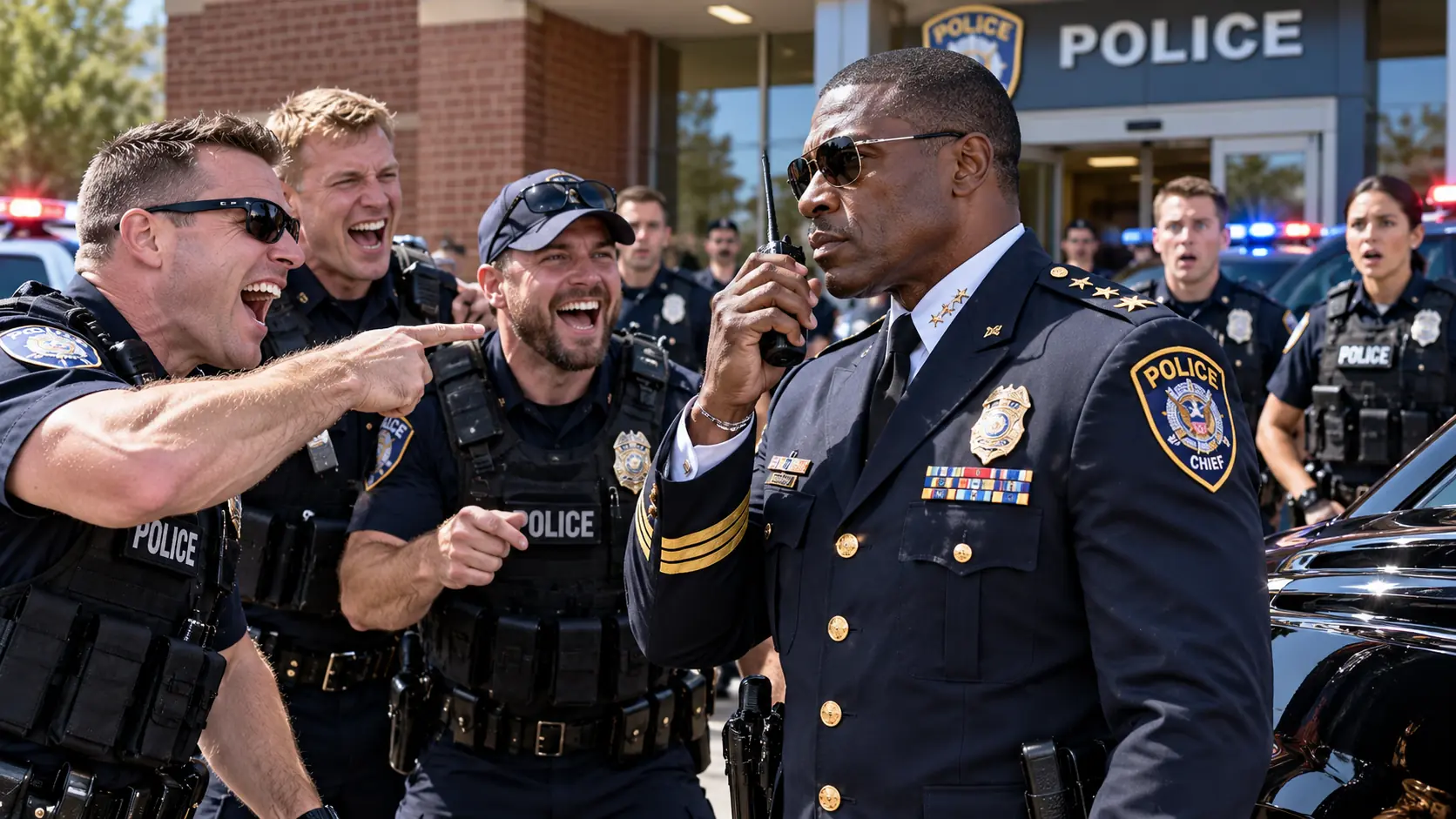 They Humiliated the New Police Chief Without Knowing Who He Was. One Radio Call Turned Their Confidence Into Absolute Terror.