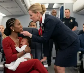 Flight Attendant Slapped a Black Mother Holding Her Baby — Then Her CEO Husband Appeared at the Cabin Door