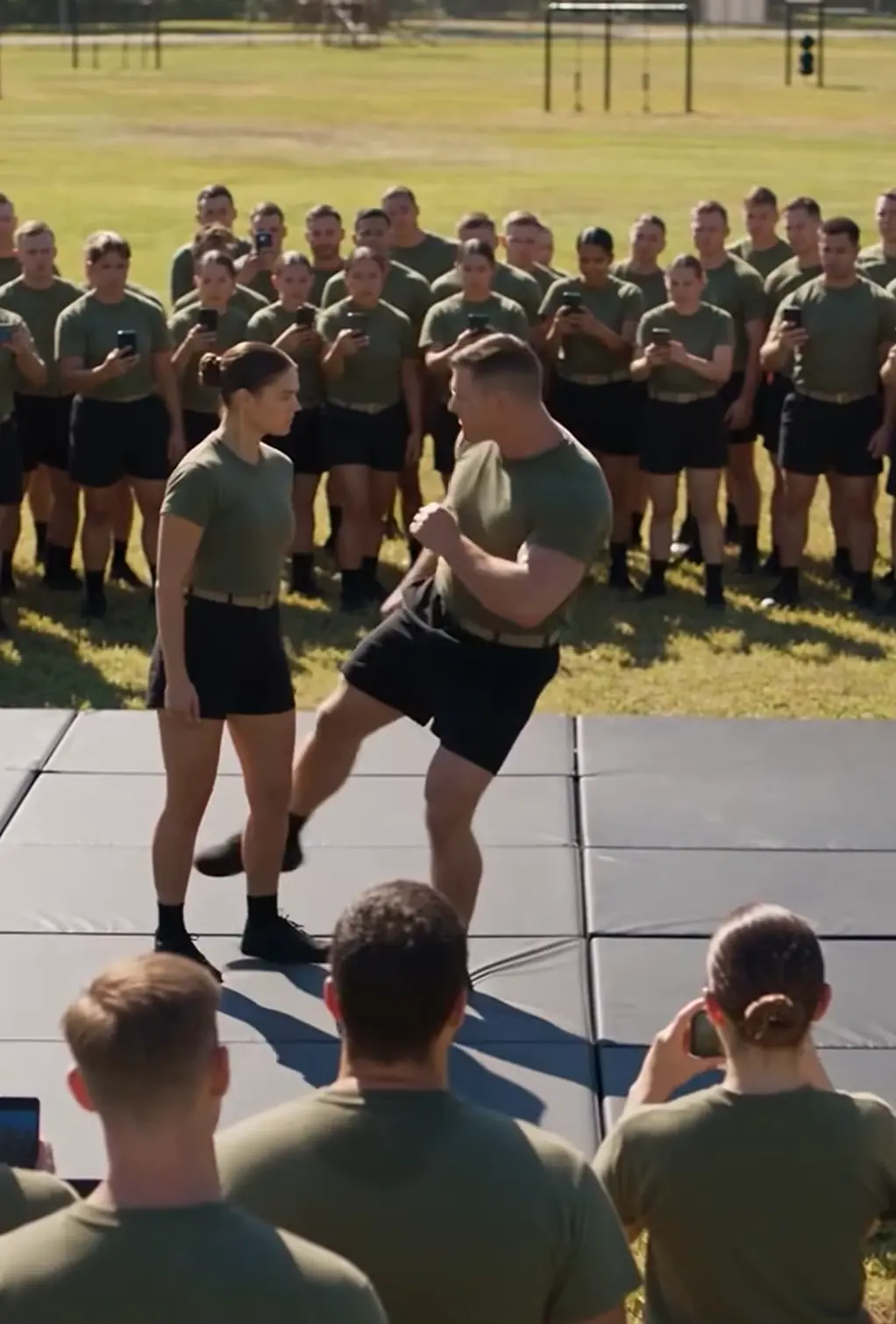 Five Hundred Soldiers Saw Him Try to Break Her. Then She Exposed the Real Reason She Was There.
