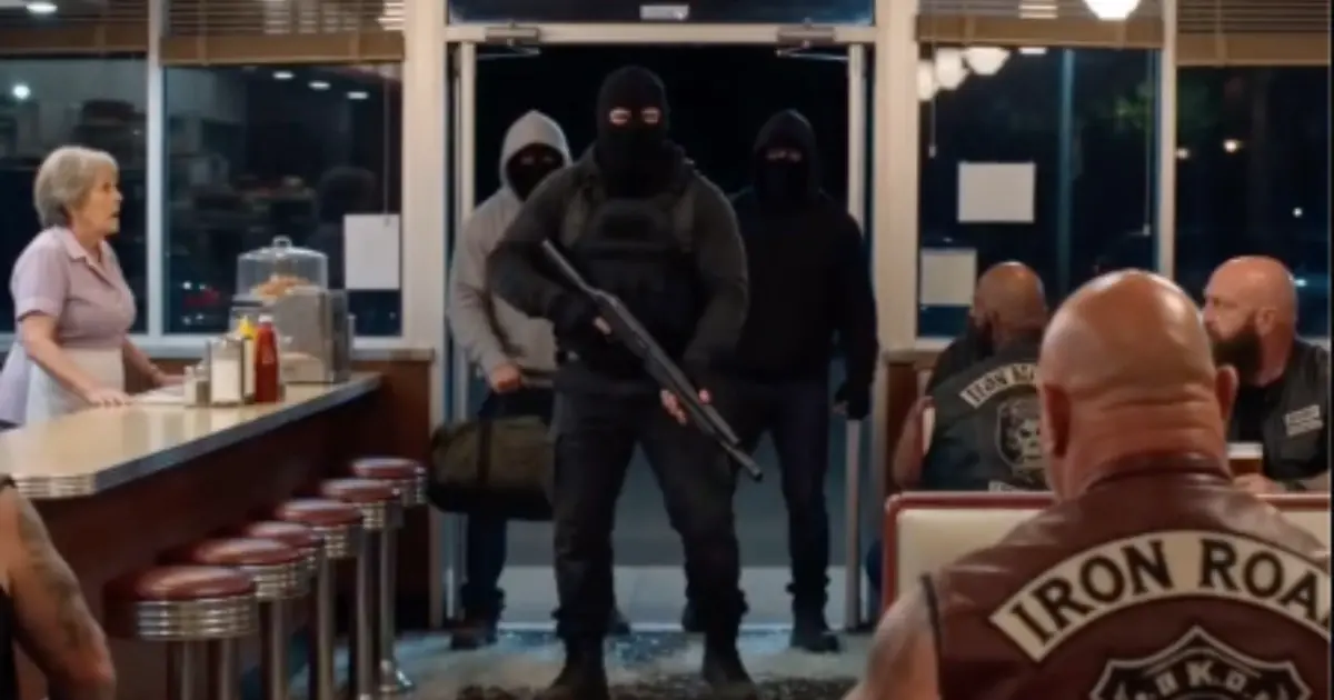 THIEVES Tried to ROB a Diner — Until They Realized HELLS ANGELS Were Sitting Inside