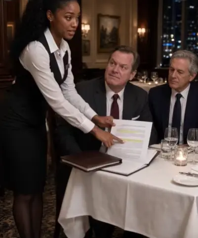 BUSINESSMAN HUMILIATED A BLACK WAITRESS WITH A FRENCH CONTRACT — THEN SHE FOUND THE ONE WORD HE HOPED NOBODY WOULD TRANSLATE