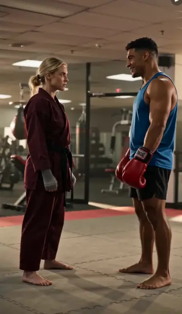 THE GIRL WHO NEVER THREW A PUNCH