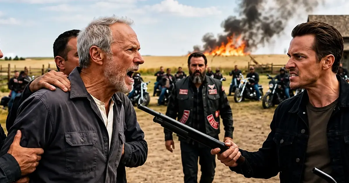 Thugs Burned an Old Farmer’s Field — They Never Knew He Was a Legendary Biker