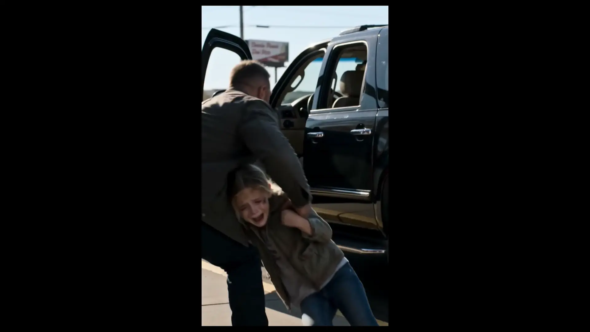 **A Scary-Looking Biker Walked Into a Small Diner on a Stormy Night — Then He Noticed a Little Girl Sitting Alone, Crying Quietly in the Corner**