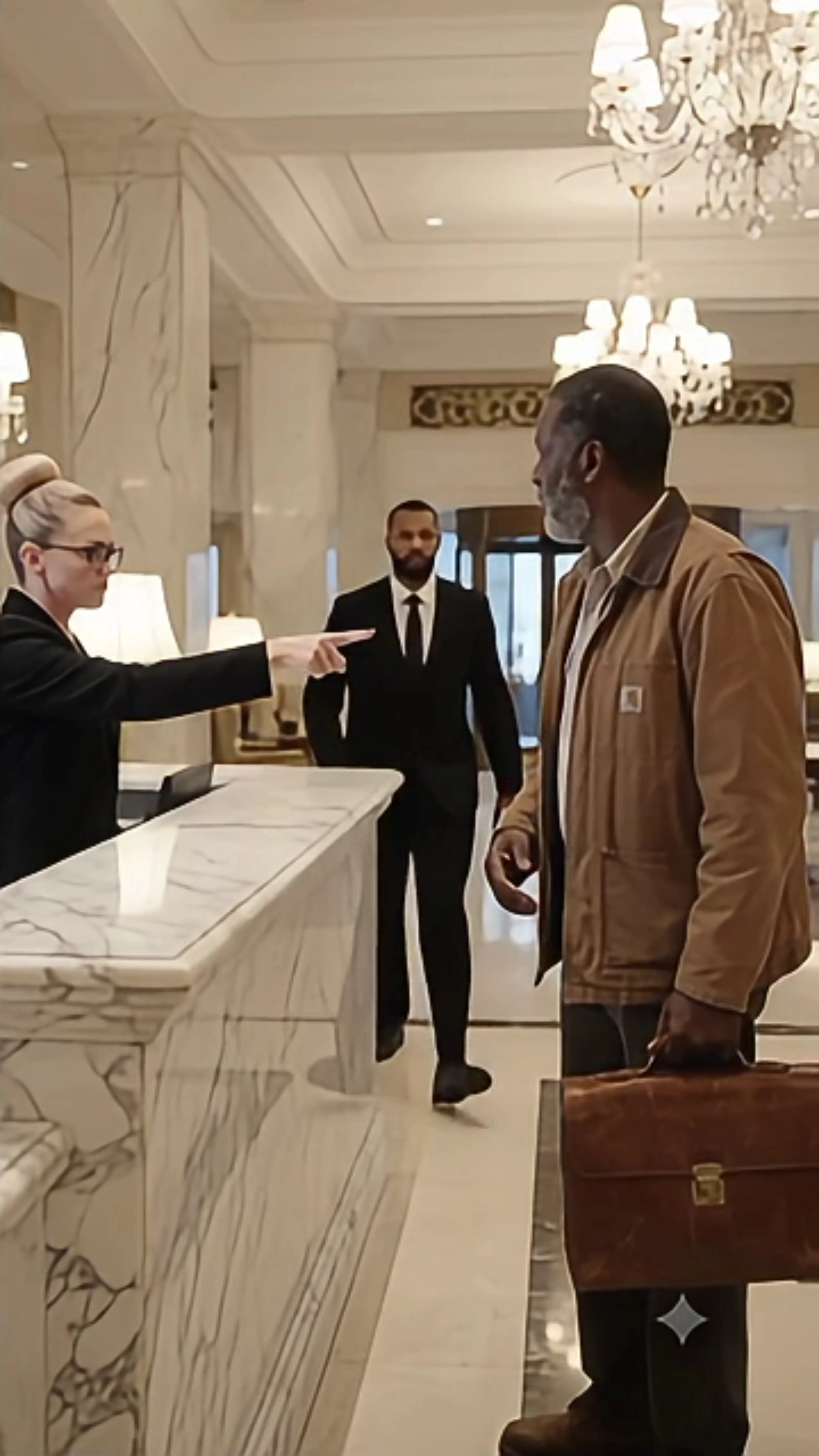SHE JUDGED THE WRONG GUEST — THEN THE HOTEL CHAIRMAN WALKED IN