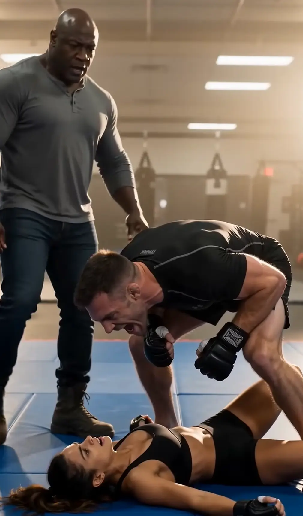 Everyone Watched Him Hold the Choke Too Long — Then a Stranger Walked Forward.