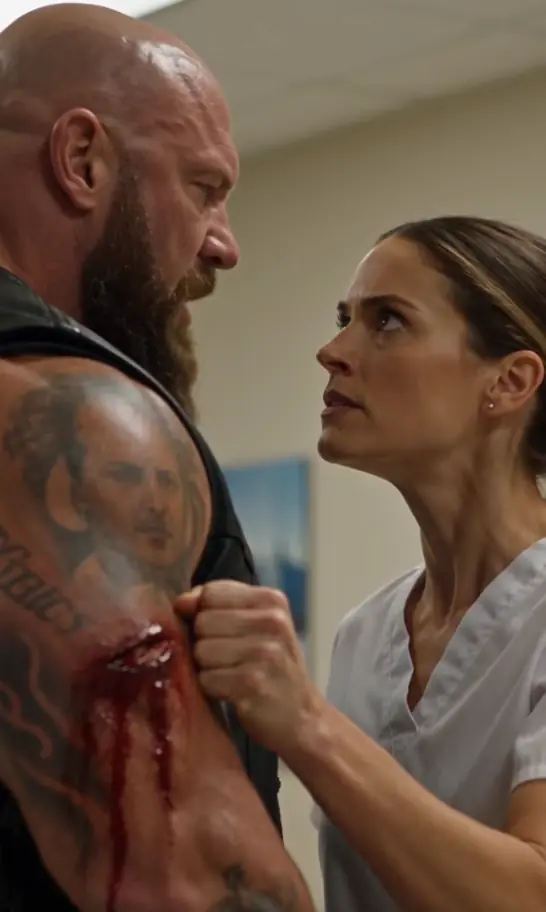 The Biker Broke My Sister’s Crutch in Half at a Hospital — The Replacement Pair Was Forged From the Harley That Once Saved Her Life.