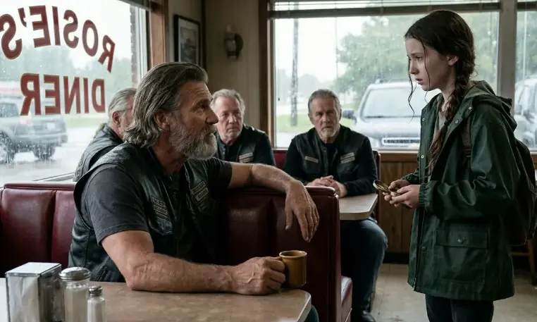 11-Year-Old Girl Found a Biker at a Diner — Then She Whispered, “My Mom Is Missing”