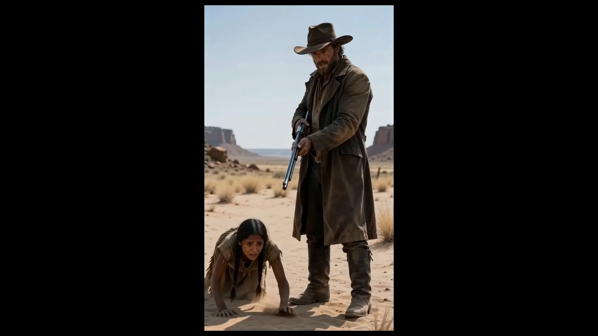 SHE KNEELED IN THE DUST AND BEGGED THE FEARED COWBOY TO SPARE HER FAMILY — BUT WHEN HE DISCOVERED WHO HAD REALLY BETRAYED HER, THE ENTIRE TOWN WOULD PAY THE PRICE