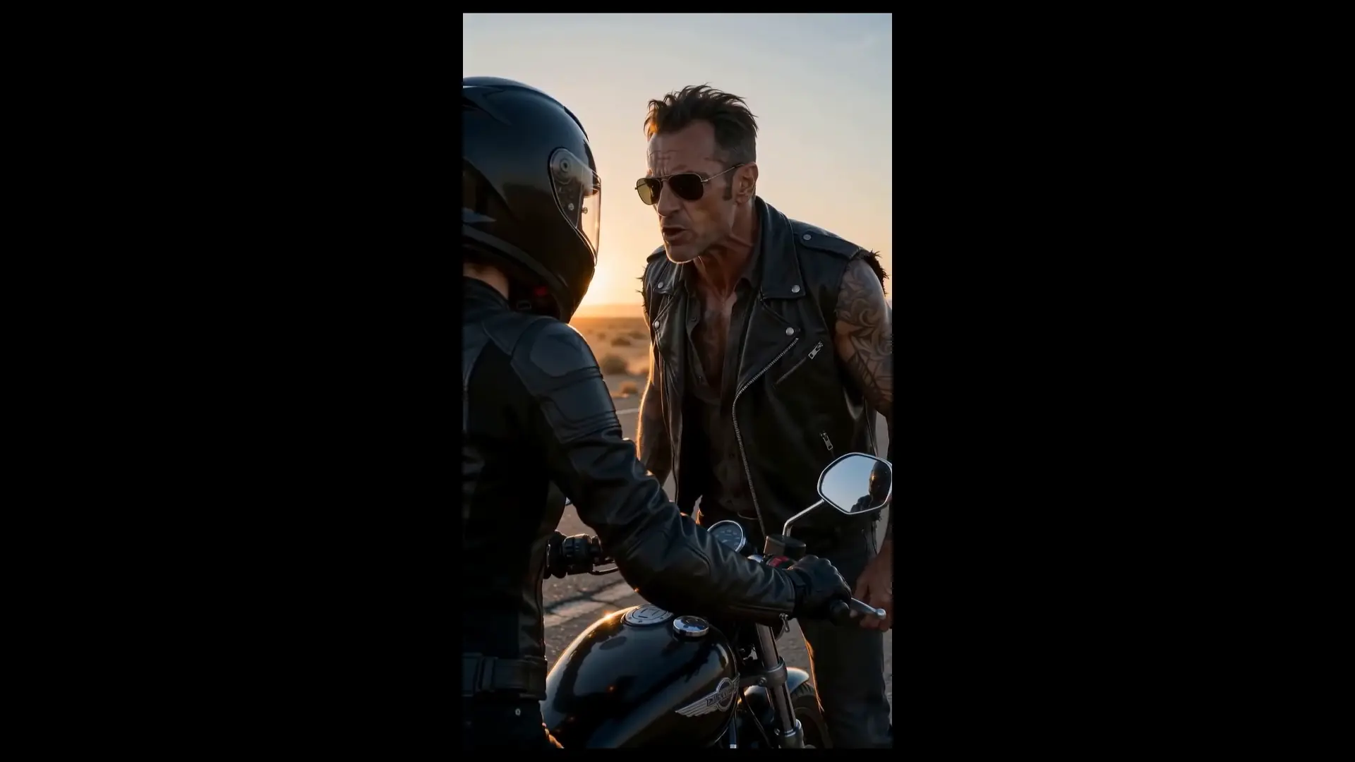 The Biker Boss Threatened a Young Rider on the Desert Highway—Then a Woman Played One Recording That Exposed His Darkest Secret
