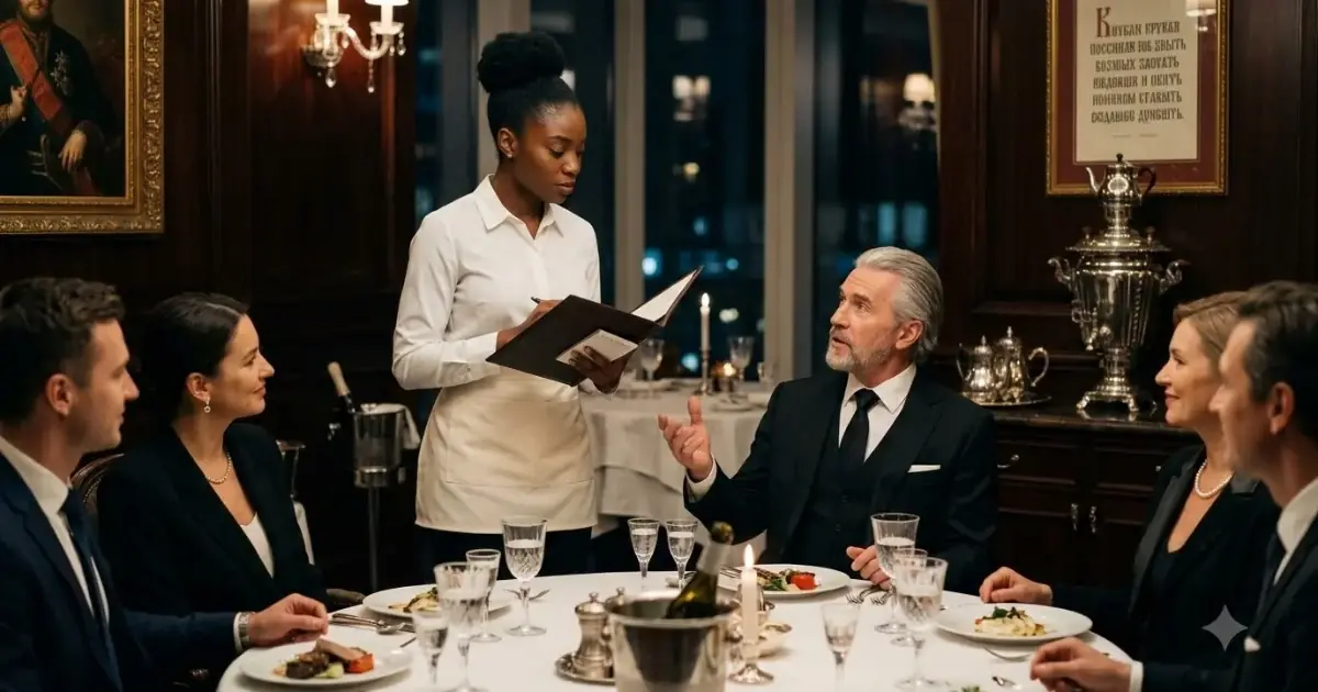 The Russian Billionaire Shamed the Waitress in Russian — Then She Used the Name Only His Father Was Allowed to Call Him