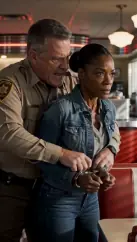 THE SHERIFF HUMILIATED A BLACK WAITRESS IN FRONT OF EVERYONE — BUT HE HAD NO IDEA WHO WAS SITTING IN THE BOOTH BEHIND HIM
