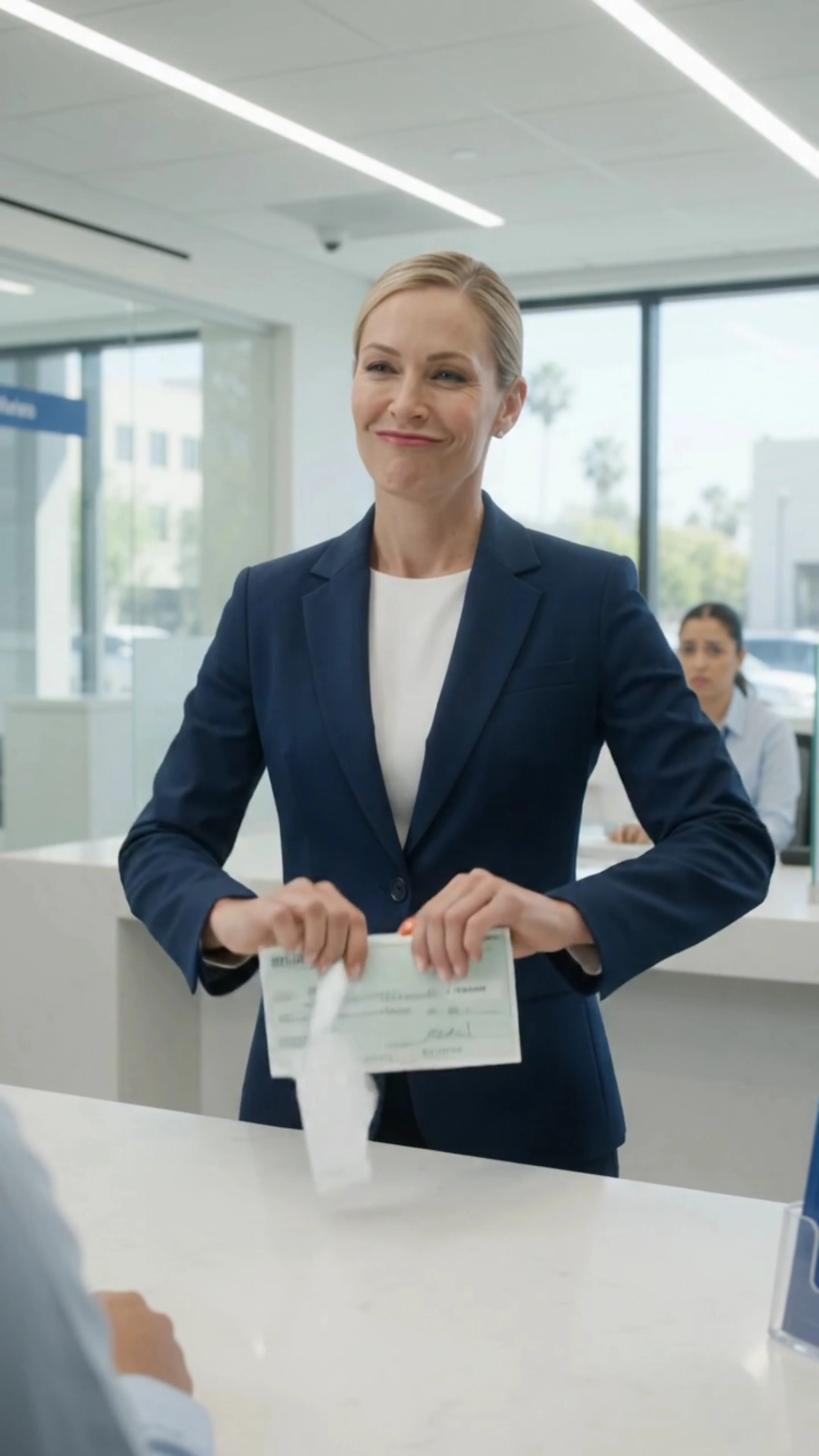 The issuing branch confirmed it,” the teller said after Vanessa tore up my $180,000 cashier’s check