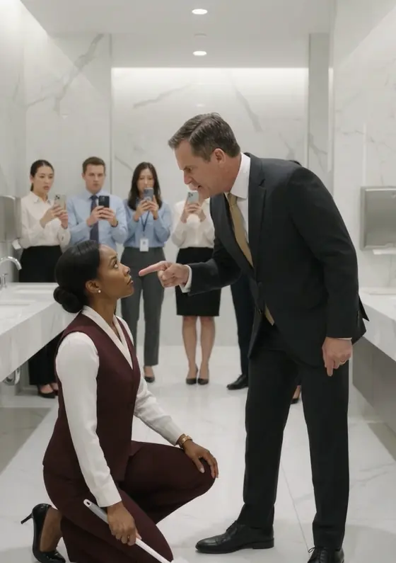 CEO Was Ordered to Kneel and Clean the Bathroom—Then She Revealed Who She Really Was