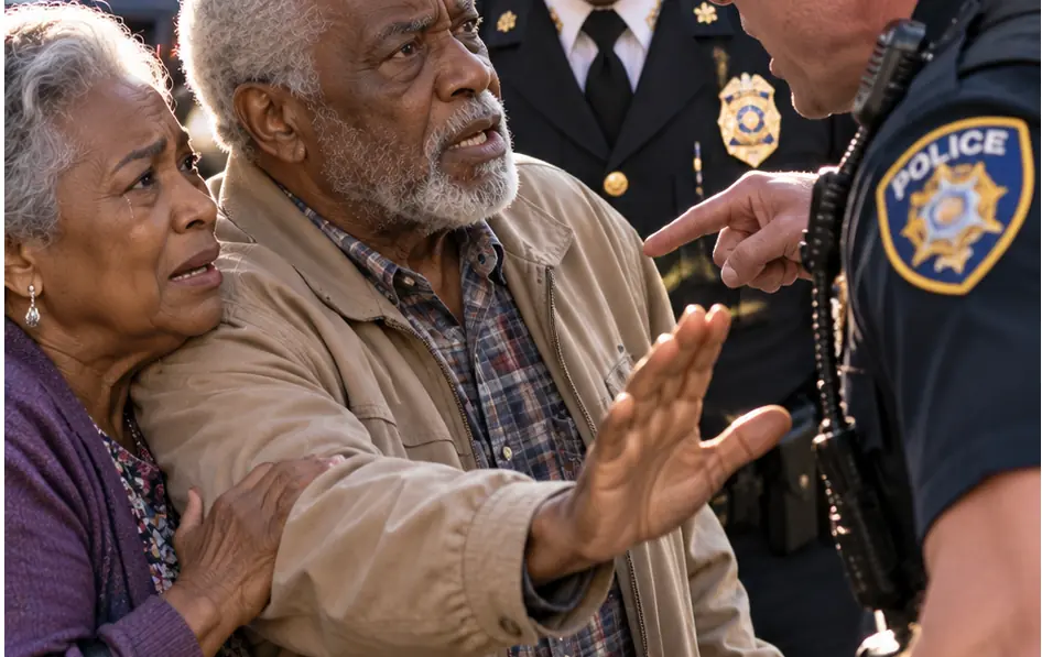 # Racist Cop Hits Elderly Black Couple — Then the New Police Chief Stepped Between Them